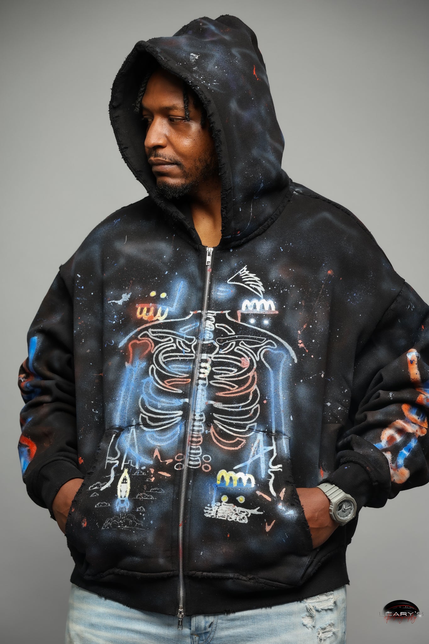 Custom 1of1 Heavy Zip-Up Jacket