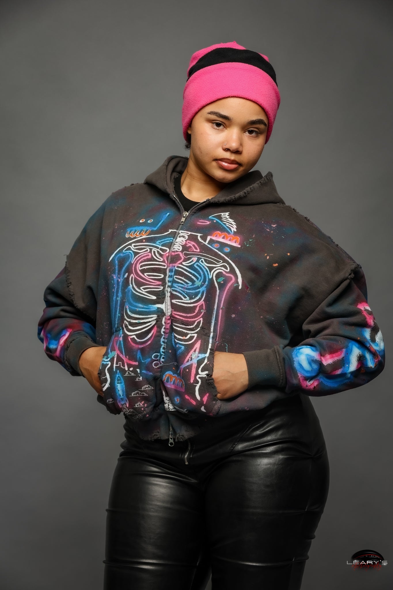 Custom 1of1 Heavy Zip-Up Jacket