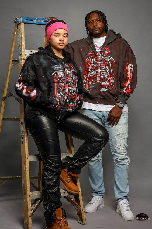 Custom 1of1 Heavy Zip-Up Jacket