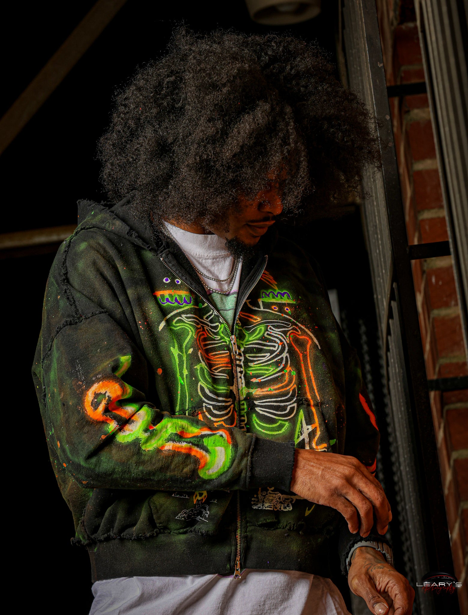 Custom 1of1 Heavy Zip-Up Jacket